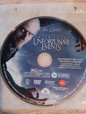A Series of Unfortunate Events (DVD) *NO CASE*